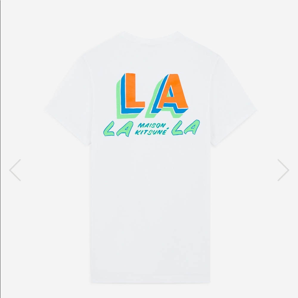 Maison Kitsune Los Angeles LA T-Shirt
